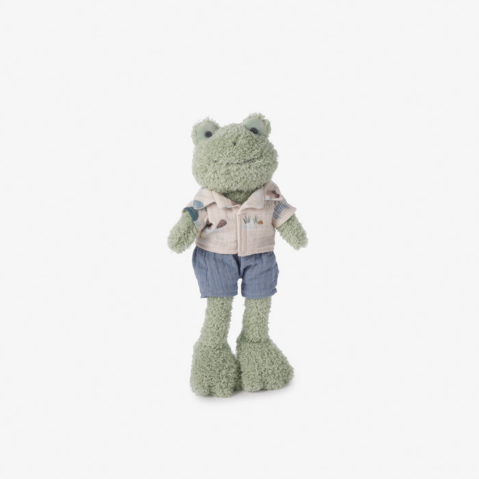Fred the Frog Boxed Plush Rattle Toy