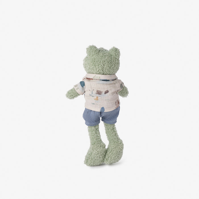 Fred the Frog Boxed Plush Rattle Toy