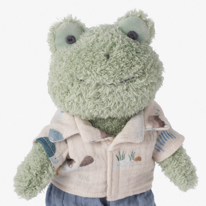 Fred the Frog Boxed Plush Rattle Toy