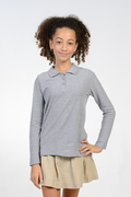 Girls' Long Sleeve Polo