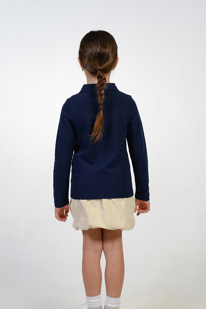 Girls' Long Sleeve Polo