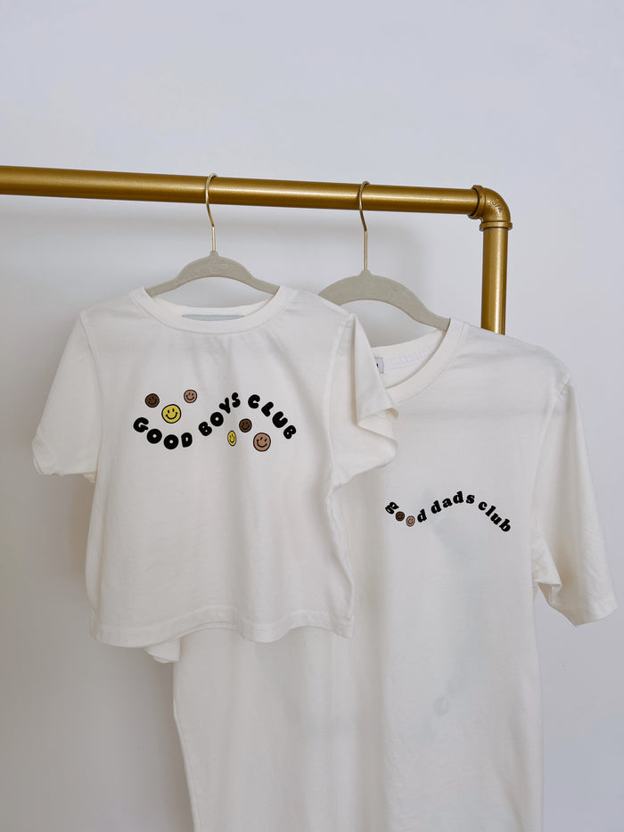 (PRE-ORDER)Good Boys Club Tee - Sun Peony Coconut