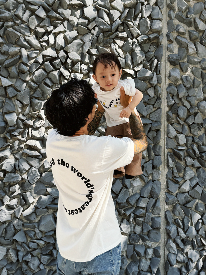 Good Dads Club Tee - Sun Peony Coconut