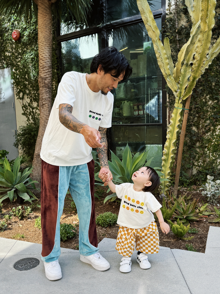 Good Dads Club Tee - Sun Peony Coconut