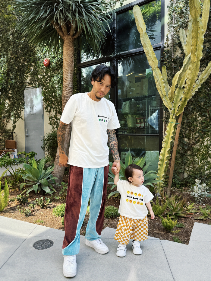 Good Dads Club Tee - Sun Peony Coconut