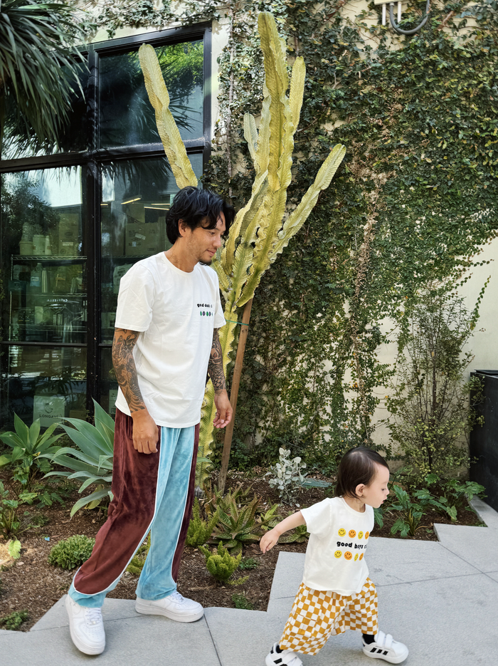 Good Dads Club Tee - Sun Peony Coconut