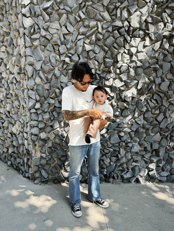 Good Dads Club Tee - Sun Peony Coconut