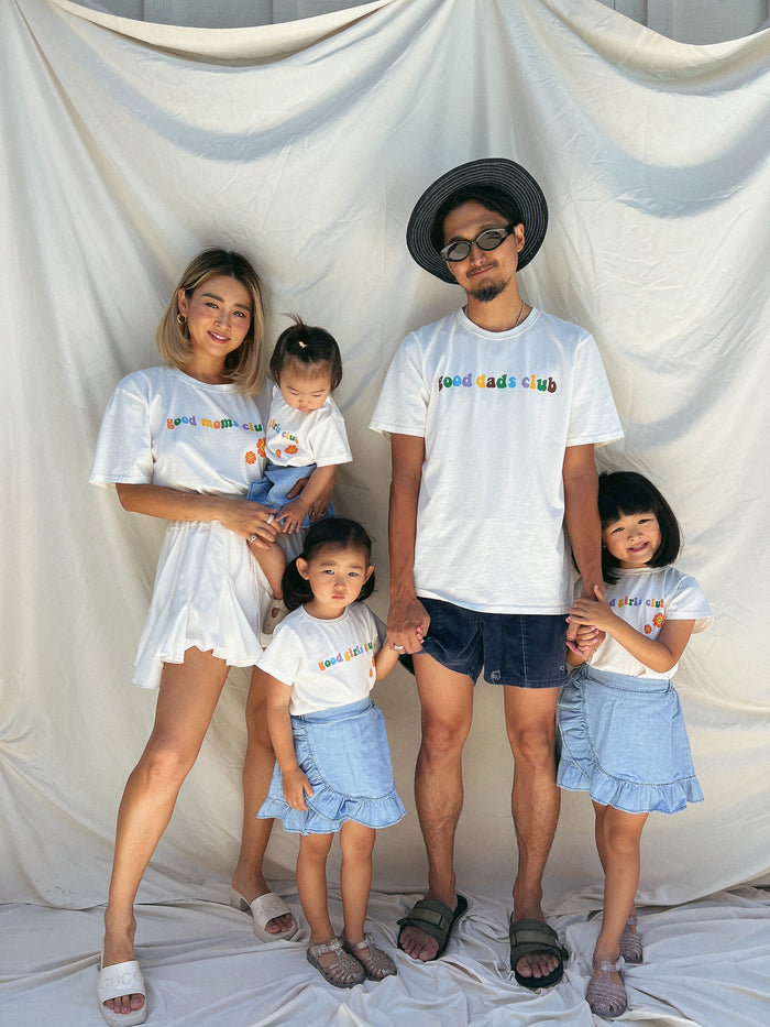 (PRE-ORDER)Good Girls Club Tee - Sun Peony Coconut