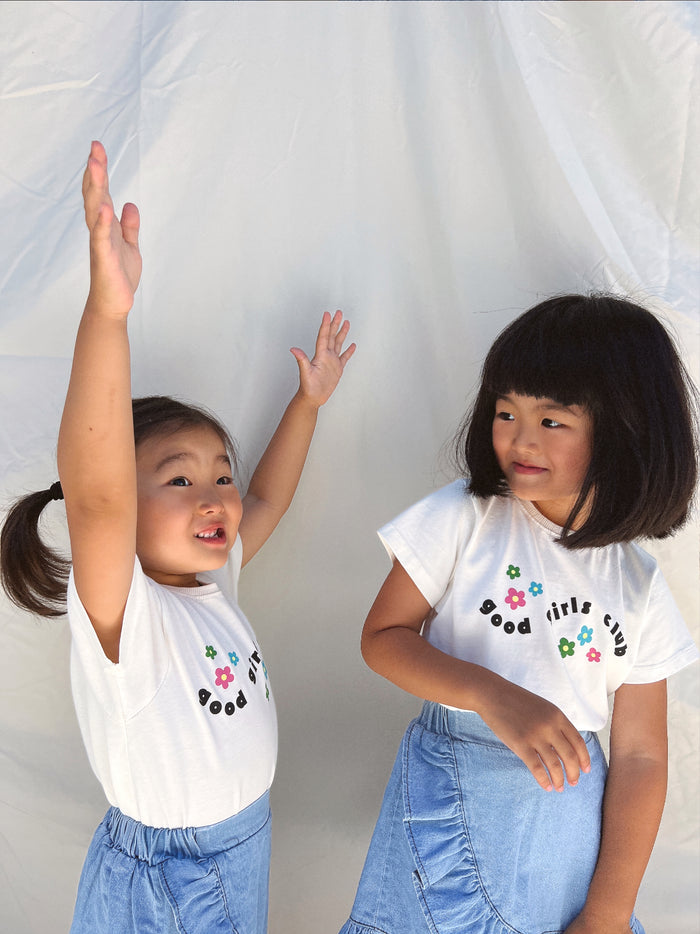 (PRE-ORDER) Good Girls Club Tee - Sun Peony Coconut