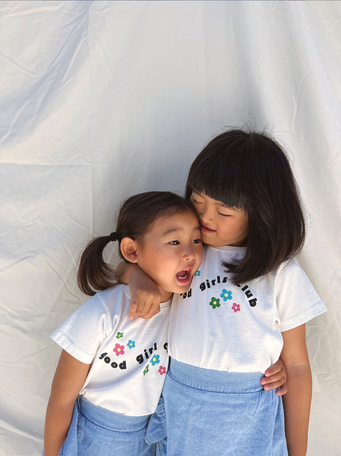 (PRE-ORDER) Good Girls Club Tee - Sun Peony Coconut