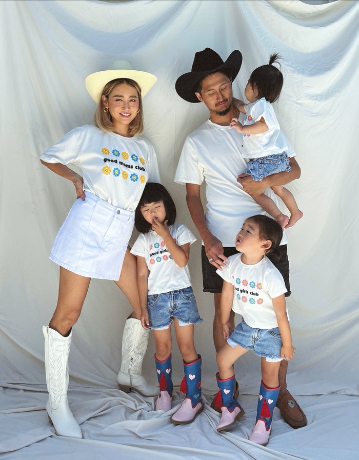 Good Moms Club Tee - Sun Peony Coconut
