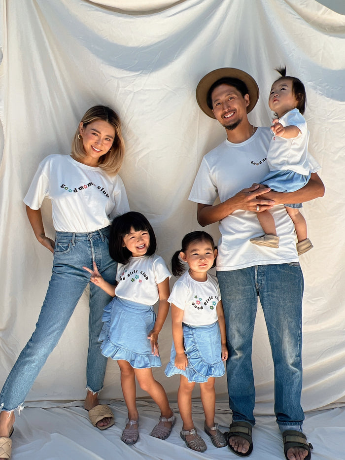 Good Moms Club Tee - Sun Peony Coconut