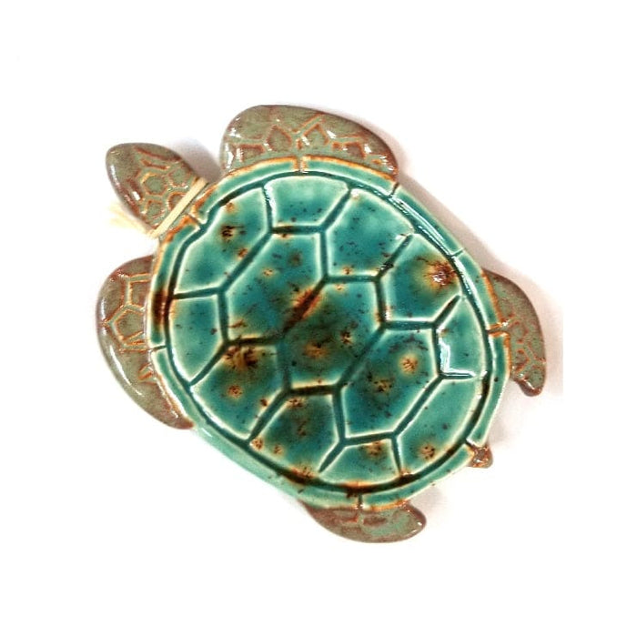 Handmade Glazed Ceramic Honu Soap Dish