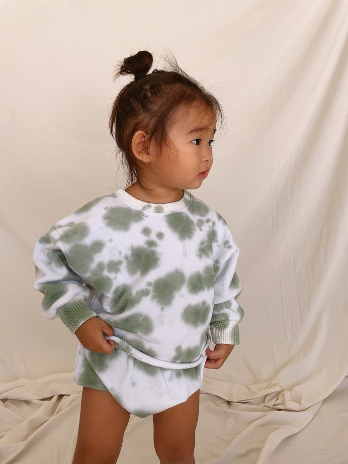 Hannah Sweatshirt (Avocado) - Sun Peony Coconut