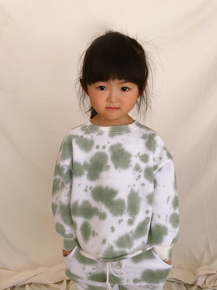 Hannah Sweatshirt (Avocado) - Sun Peony Coconut