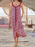 Holiday Bohemian Sling Print Dress