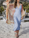 Holiday Fashion Suspender Solid Color Dress