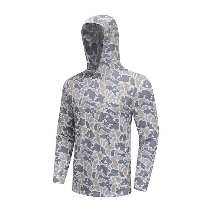 Honey Hole Outdoors Drift Performance Hoodie - Smoke Camo