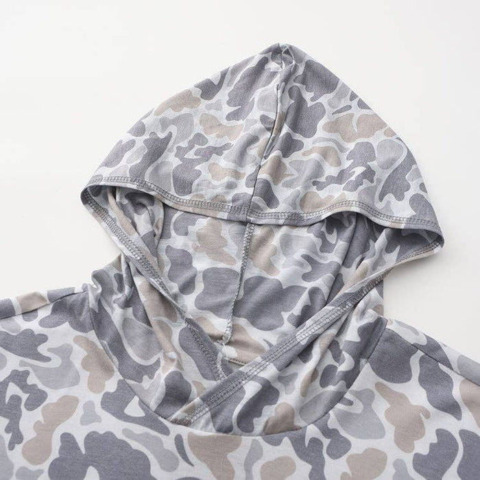 Honey Hole Outdoors Drift Performance Hoodie - Smoke Camo