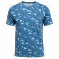 Honey Hole Outdoors Drift Performance Tee  - Teal Camo
