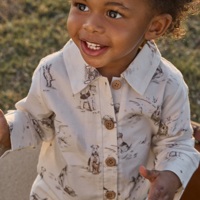 Hounds & Heritage Print Jumpsuit