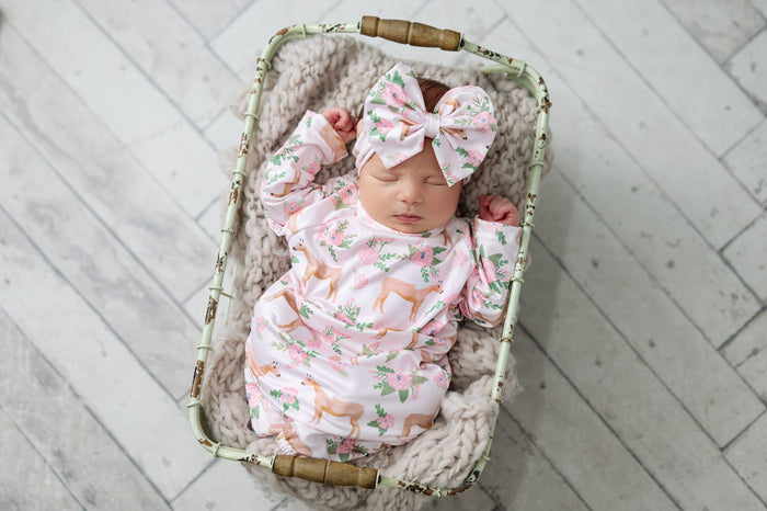 Infant Girls Cowgirl Baby Gown