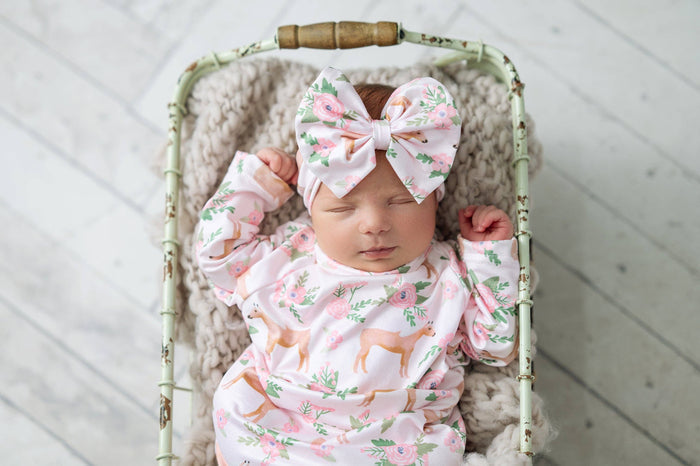 Infant Girls Cowgirl Baby Gown