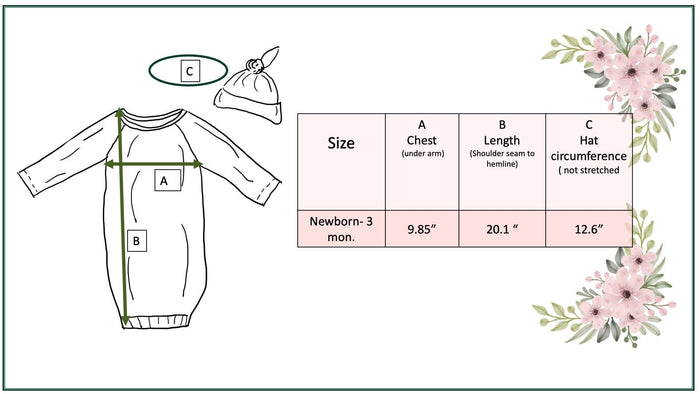 Kids Green Light Camo Baby Gown Set