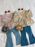 Kolly Flare Denim Light Blue - Sun Peony Coconut