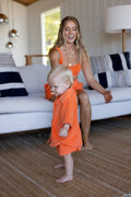 Lauren Luyendyk x SPC Women's Terry Bralette / Orange - Sun Peony Coconut