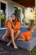 Lauren Luyendyk x SPC Women's Terry Shirt / Orange - Sun Peony Coconut