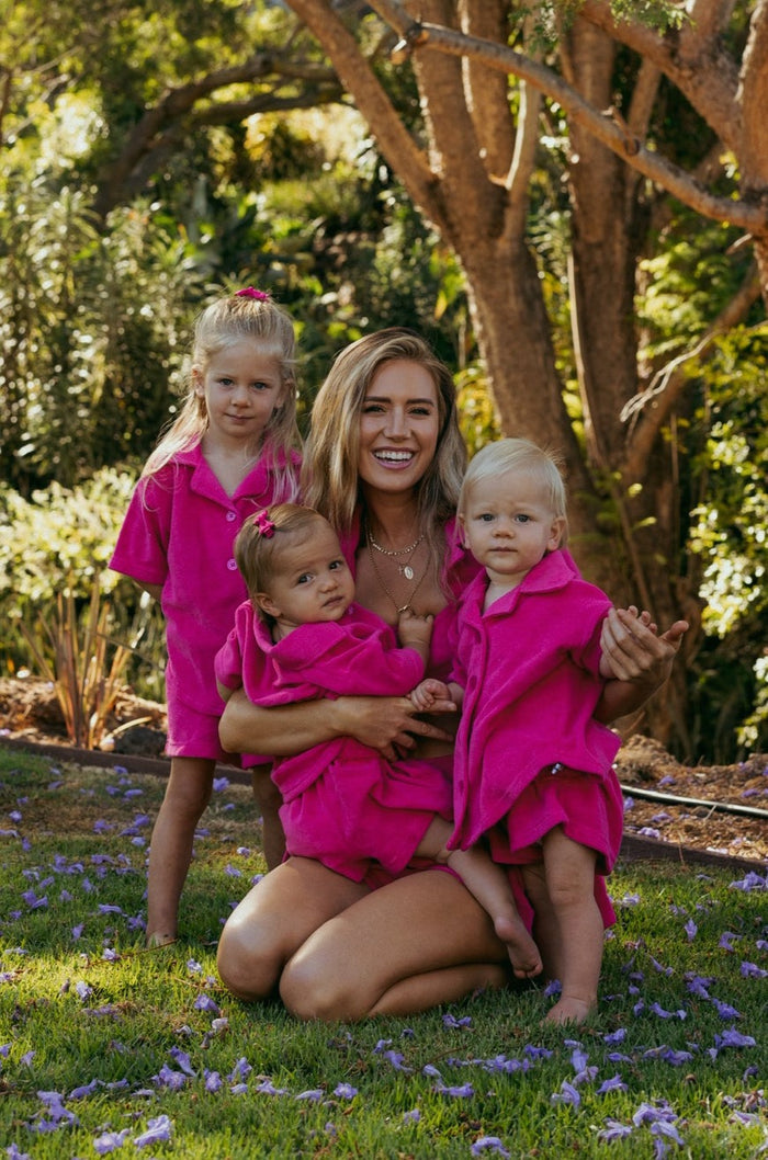 Lauren Luyendyk x SPC Women's Terry Shirt / Pink - Sun Peony Coconut