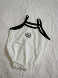 Love More Babygirl Bodysuit White - Sun Peony Coconut