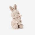 Mama + Baby Bunny Plush Rattle Toy Set