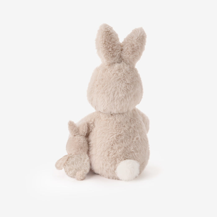 Mama + Baby Bunny Plush Rattle Toy Set