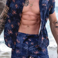 Men Hawaii Style Short Sleeves Two-Piece Sets
