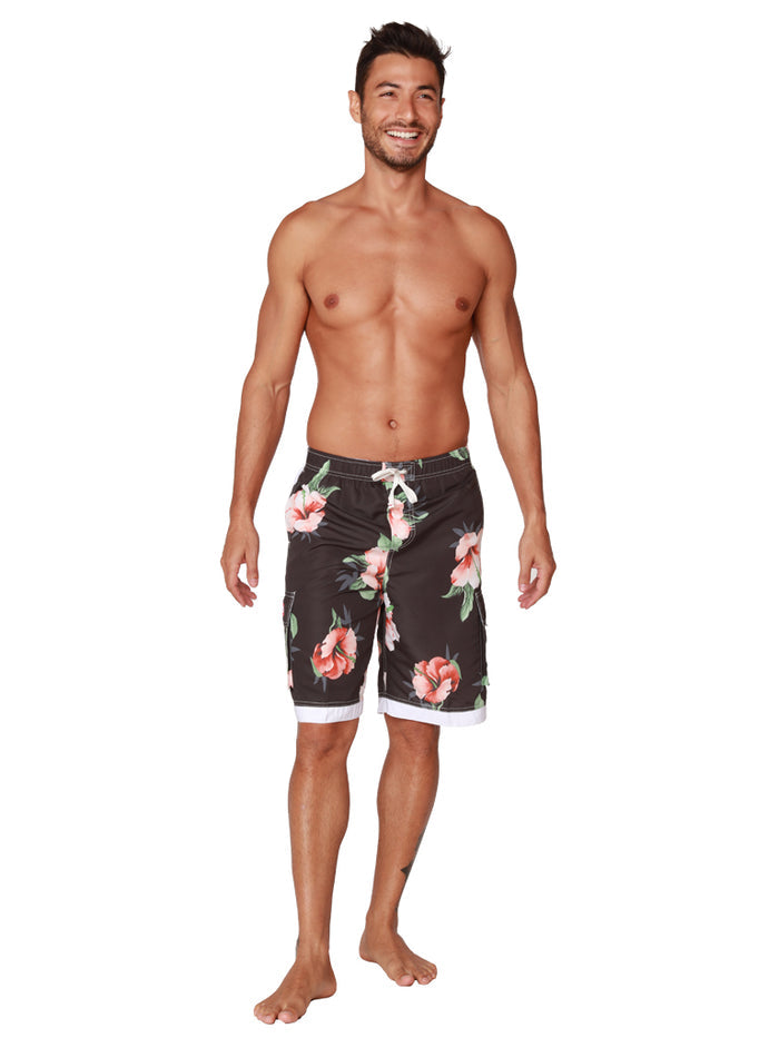 S / Peach Hibiscus