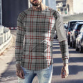 Men'S Fashion Casual Check Long Sleeve T-Shirt