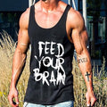 Men'S Fashion Casual Letter Print Vest