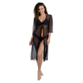 Micro mesh tie front kimonos