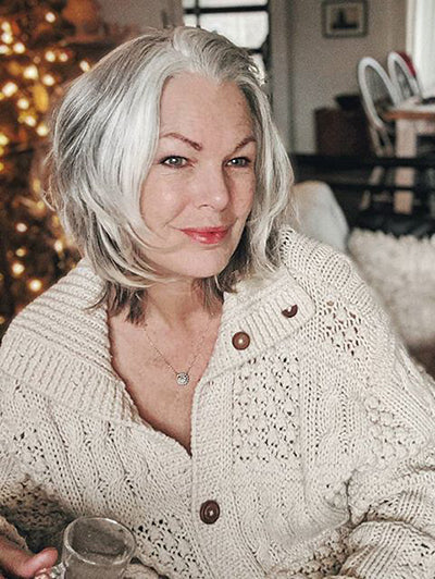 Mixed Color Shoulder Short Synthetic Wigs