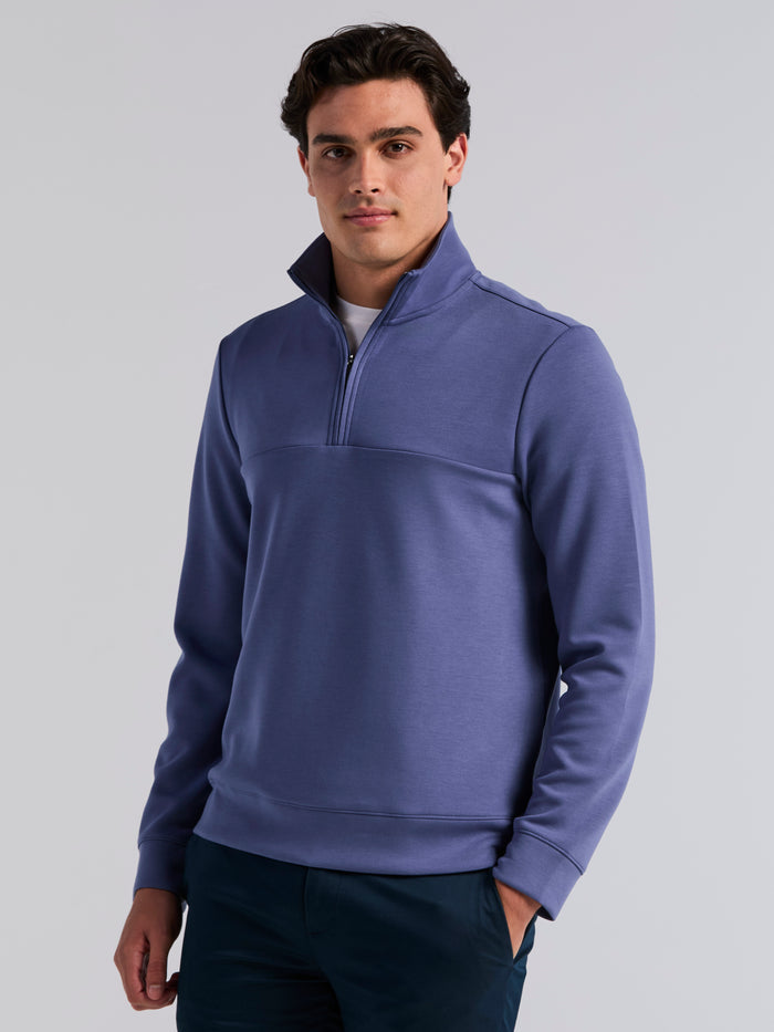 Neoprene Quarter Zip Long Sleeve Shirt (Coastal Fjord)