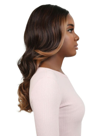 Ombre Brown Long Wavy Synthetic Wigs