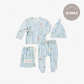 Otter Lake Printed Organic Cotton Layette Set