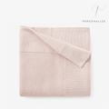 Pale Pink Sofia + Finn Knit Baby Blanket