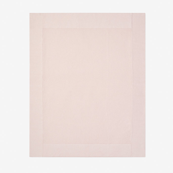 Pale Pink Sofia + Finn Knit Baby Blanket