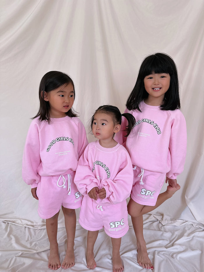 Peach Good Girls Club Short - Sun Peony Coconut