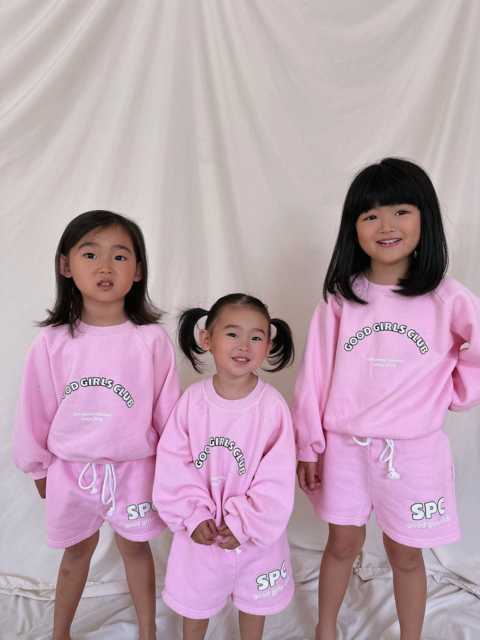 Peach Good Girls Club Short - Sun Peony Coconut