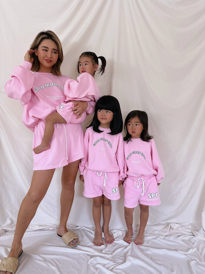 Peach Good Moms Club Short - Sun Peony Coconut