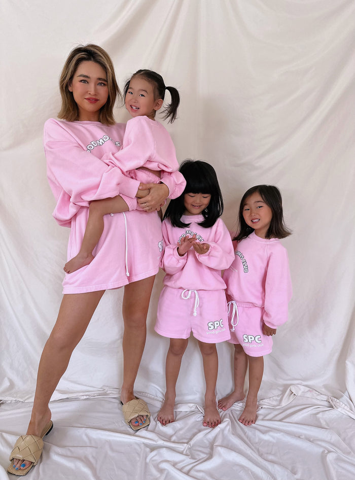 Peach Good Moms Club Short - Sun Peony Coconut
